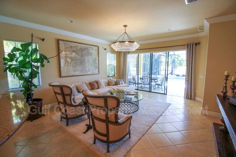 Annual Fully Furnished Pool Home in Lakewood Ranch Country Club, 2BR + Den, Stunning Golf Course Views property image